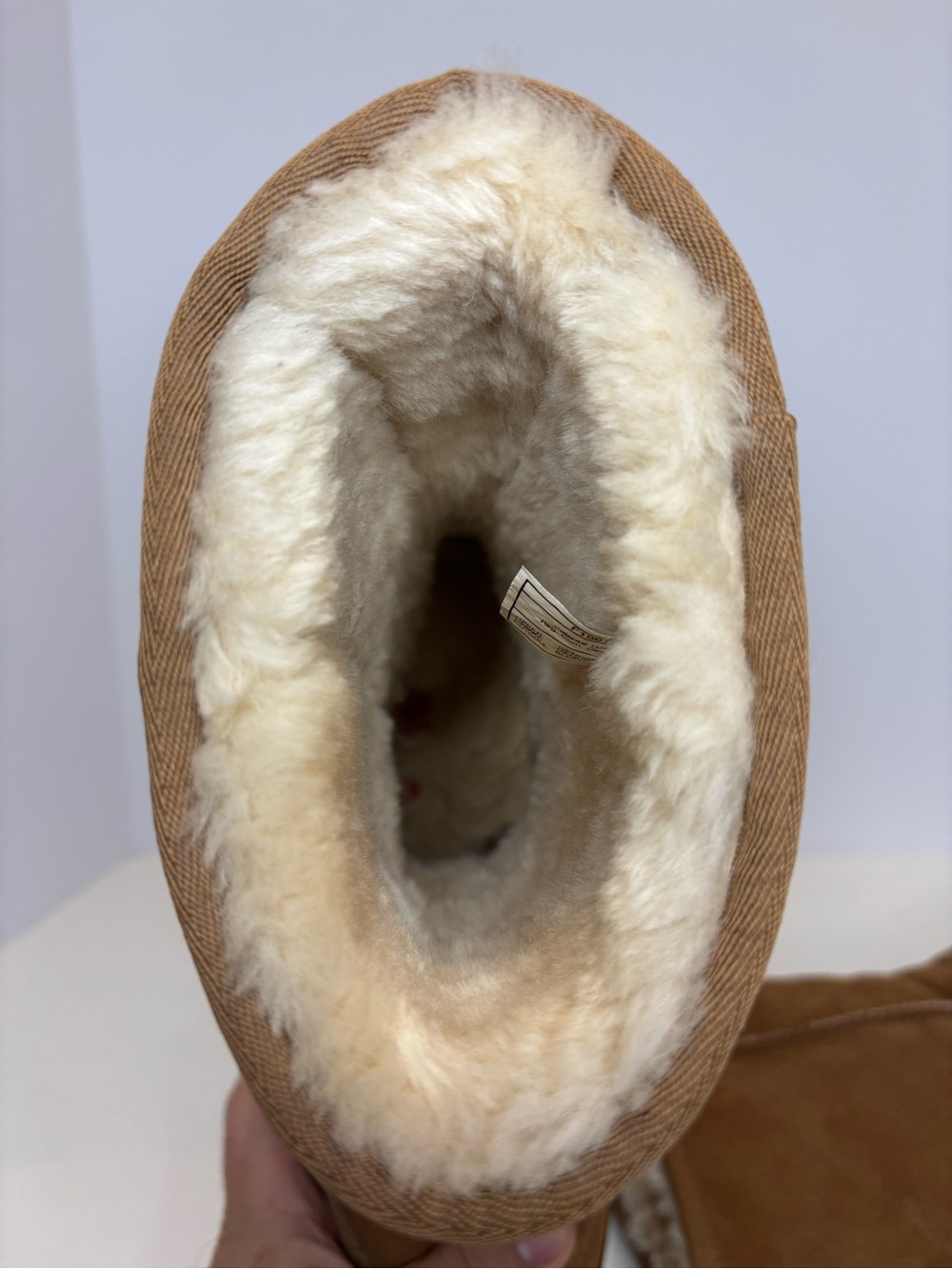 UGG Chestnut Brown Classic Shearling-Lined Suede Boots - Picture 10 of 12